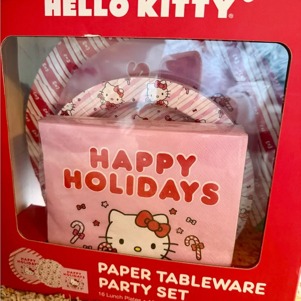 Hello Kitty party accessory bundle for girls.